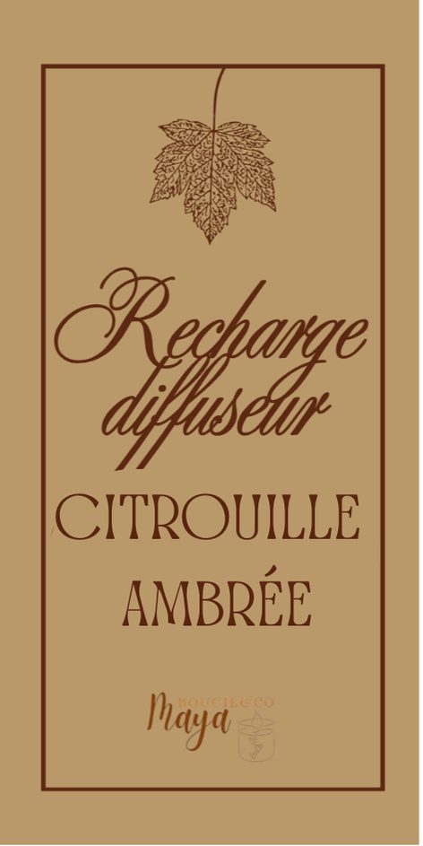Recharge diffuseur Citrouille ambrée