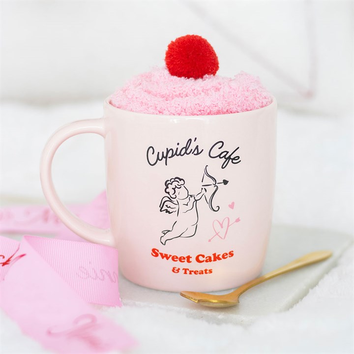 Mug Cupids cafe + chaussettes