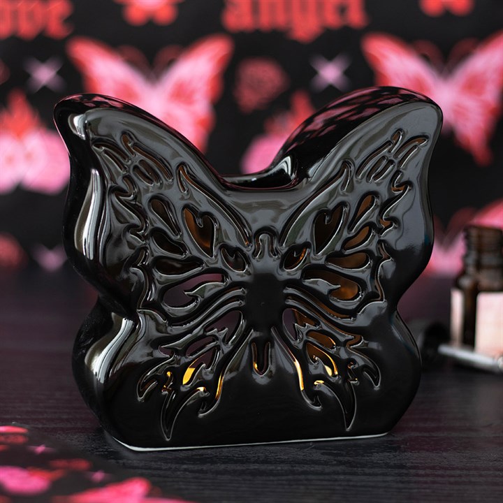 Brûle-parfum Papillon noir